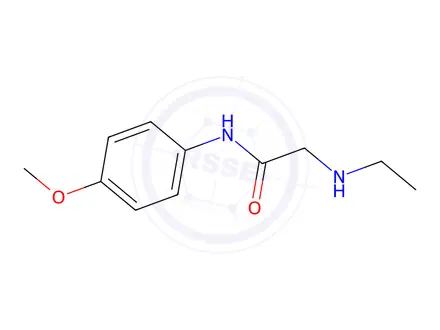 Chemical structure of 2-(ethylamino)-N-(4-methoxyphenyl)acetamide