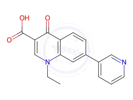 Chemical structure of Rosoxacin Impurity 1