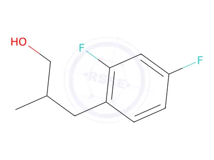Chemical structure of 3-(2,4-Difluorophenyl)-2-methylpropan-1-ol