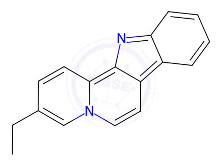 Chemical structure of Flavopereirine