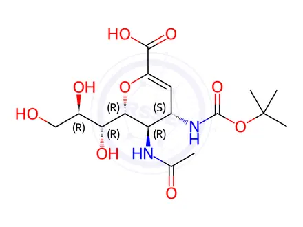 Chemical structure of Zanamivir Impurity 14