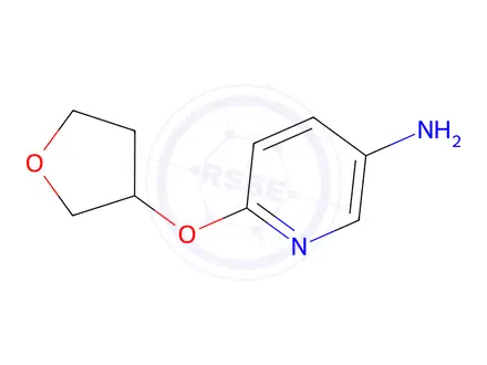 Chemical structure of 6-(Oxolan-3-yloxy)pyridin-3-amine