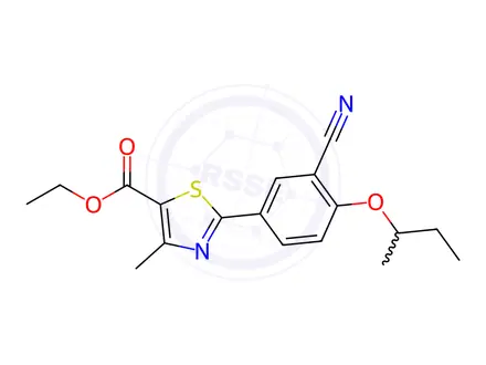 Chemical structure of Febuxostat Impurity 38