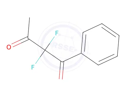 Chemical structure of 2,2-DIFLUORO-1-PHENYL-BUTANE-1,3-DIONE