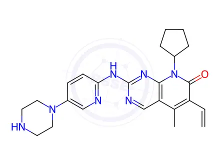 Chemical structure of Desoxo-palbociclib