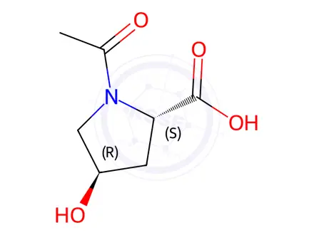 Chemical structure of Oxaceprol