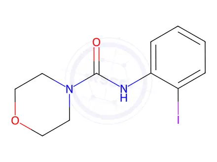 Chemical structure of n-(2-Iodophenyl)morpholine-4-carboxamide