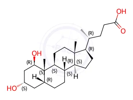 Chemical structure of Cholic Acid Impurity 5
