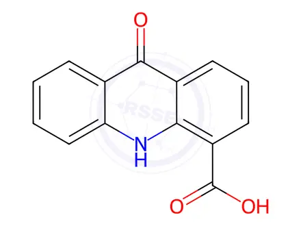 Chemical structure of 4-Carboxy-9-acridanone