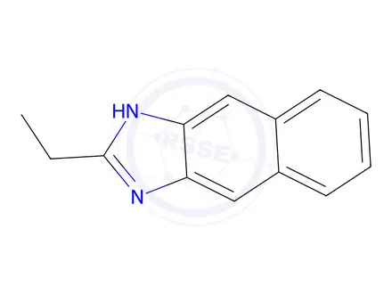 Chemical structure of 2-Ethyl-1H-naphtho[2,3-d]imidazole