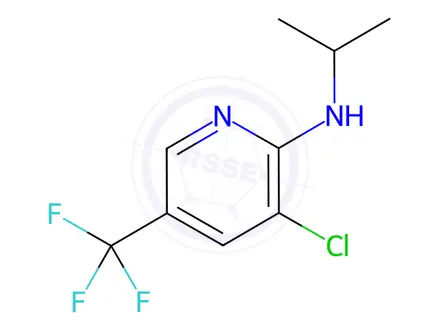 Chemical structure of 3-Chloro-N-isopropyl-5-(trifluoromethyl)-2-pyridinamine