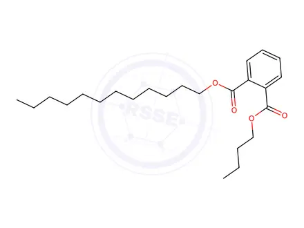 Chemical structure of BUTYLDODECYLPHTHALATE