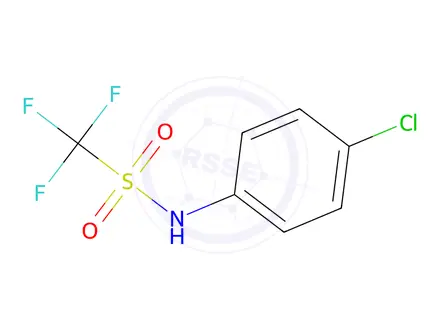 Chemical structure of N-(4-Chlorophenyl)-1,1,1-trifluoro-methanesulfonamide