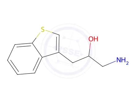 Chemical structure of 1-Amino-3-(benzo[b]thiophen-3-yl)propan-2-ol