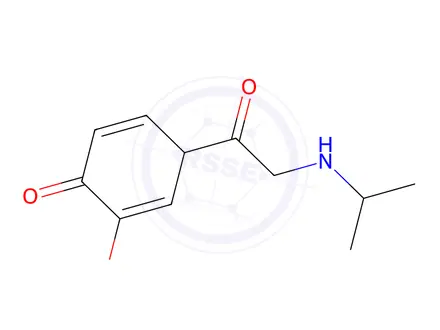 Chemical structure of 2-hydroxy-4-(2-(isopropylamino)acetyl)cyclohexa-2,5-dienone