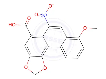 Chemical structure of Aristolochic acid A