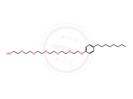 Chemical structure of 4-N-OCTYLPHENOL HEXAETHOXYLATE