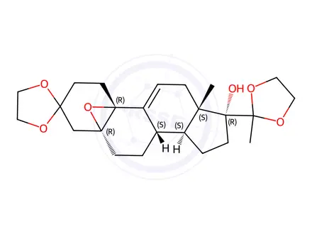 Chemical structure of Ulipristal Impurity 15
