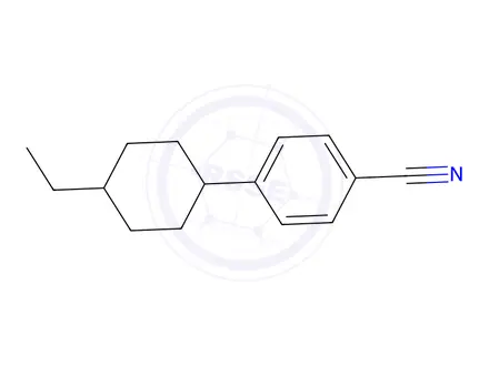 Chemical structure of 4-(trans-4-Ethylcyclohexyl)benzonitrile