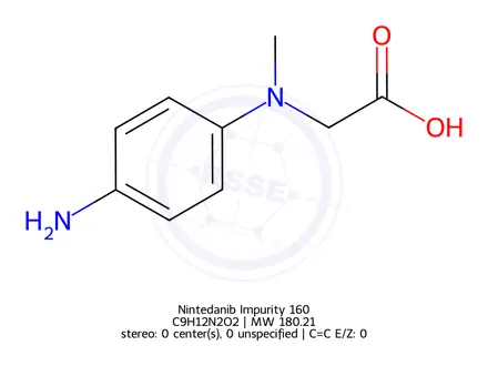 Chemical structure of Nintedanib Impurity 287