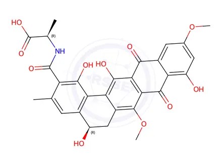 Chemical structure of Pradimicin O
