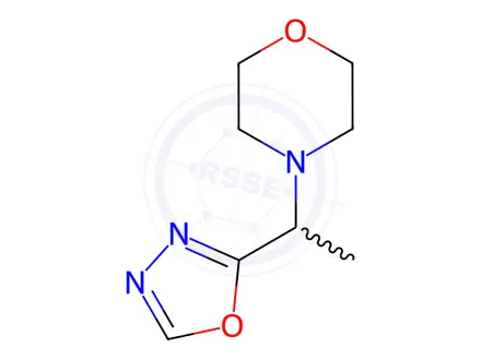 Chemical structure of 4-(1-(1,3,4-Oxadiazol-2-yl)ethyl)Morpholine