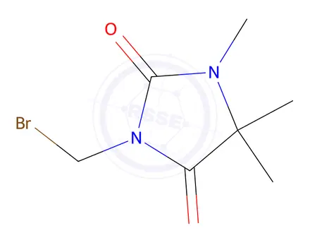 Chemical structure of 3-(Bromomethyl)-1,5,5-trimethylimidazolidine-2,4-dione