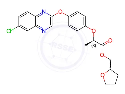 Chemical structure of (R)-Quizalofop-tefuryl
