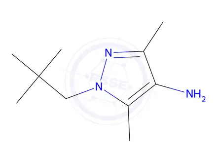 Chemical structure of 3,5-Dimethyl-1-neopentyl-1h-pyrazol-4-amine