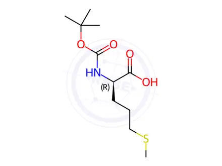 Chemical structure of Boc-D-HoMet-OH