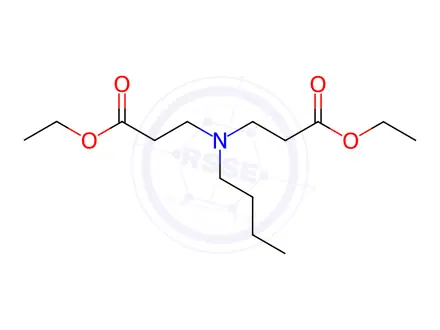 Chemical structure of ethyl 3-(butyl-(2-ethoxycarbonylethyl)amino)propanoate
