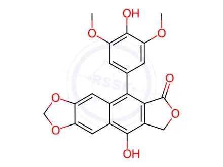 Chemical structure of Etoposide Impurity P