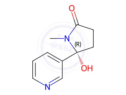 Chemical structure of 5-Hydroxycotinine