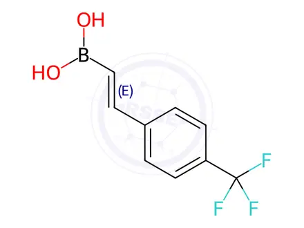 Chemical structure of (4-(Trifluoromethyl)styryl)boronic acid