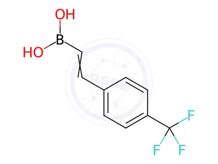 Chemical structure of (4-(Trifluoromethyl)styryl)boronic acid