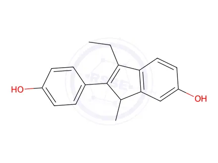 Chemical structure of Indenestrol-d3