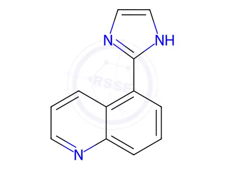 Chemical structure of 5-(1H-IMIDAZOL-2-YL)-QUINOLINE