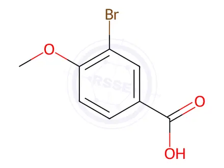 Chemical structure of 3-Bromo-4-methoxybenzoic Acid