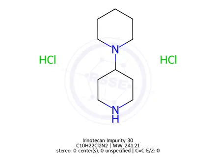 Chemical structure of Irinotecan Impurity 30