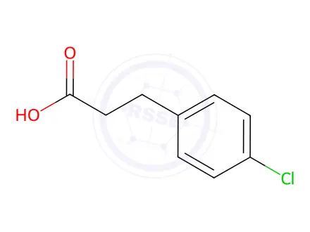 Chemical structure of 3-(4-Chloro-phenyl)-propionic acid