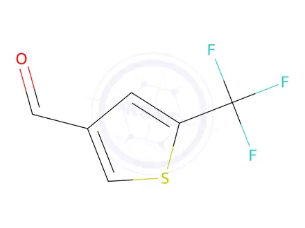 Chemical structure of 5-(Trifluoromethyl)thiophene-3-carbaldehyde
