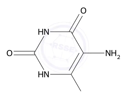 Chemical structure of 5,6-Diaminopyrimidine-2,4-diol