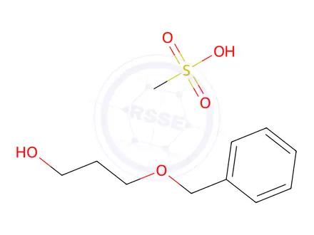 Chemical structure of 3-(Benzyloxy)propyl methanesulfonate