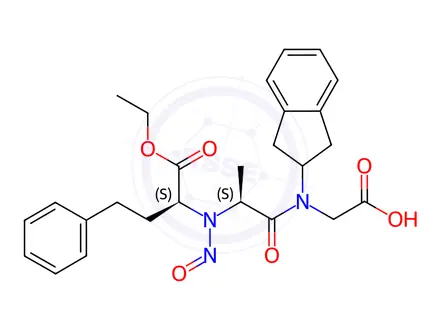 Chemical structure of Indapamide Impurity 68 (N-Nitroso Indapamide Impurity 67 Monomer)