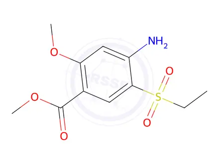 Chemical structure of Methyl 4-Amino-5-(ethylsulfonyl)-2-methoxybenzoate