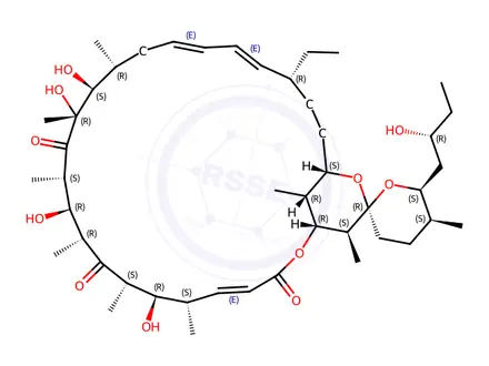 Chemical structure of Oligomycin F