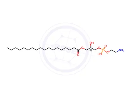Chemical structure of Lyso PE(18:0)