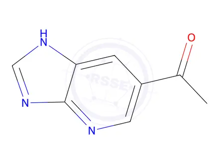 Chemical structure of 1-(1H-Imidazo[4,5-b]pyridin-6-yl)ethanone