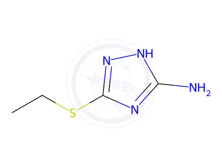 Chemical structure of 3-(Ethylsulfanyl)-1H-1,2,4-triazol-5-amine