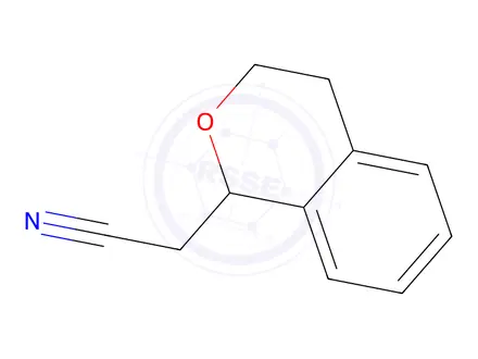 Chemical structure of 2-(3,4-Dihydro-1h-2-benzopyran-1-yl)acetonitrile